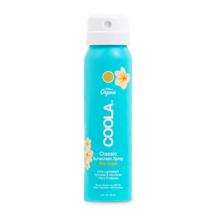 COOLA Classic Body Organic Sunscreen Spray SPF 30 - Pina Colada (Travel Size)