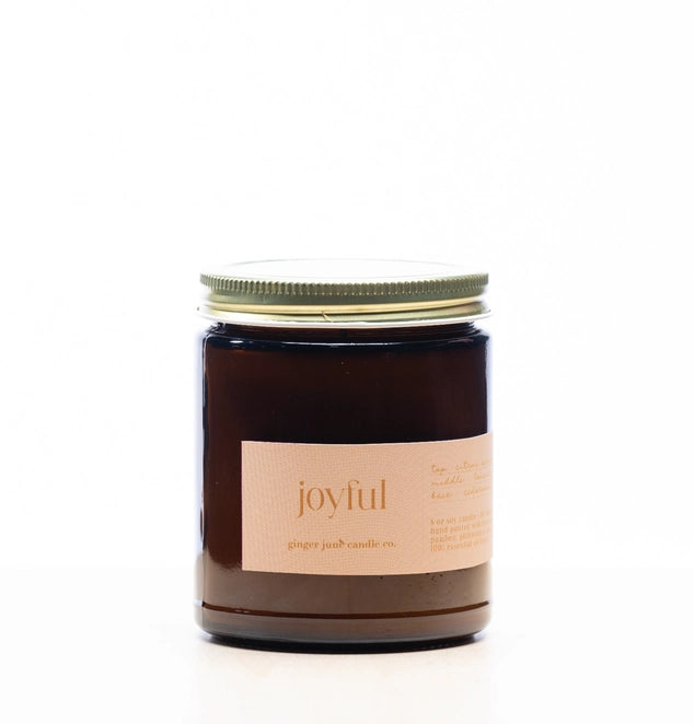 Ginger June Candle Co. JOYFUL - 8 oz Soy Candle