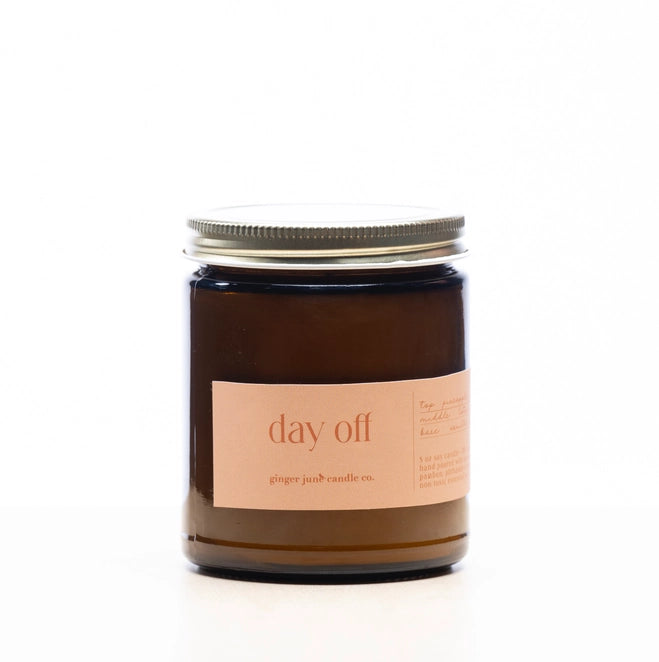 Ginger June Candle Co. DAY OFF - 8 oz Soy Candle