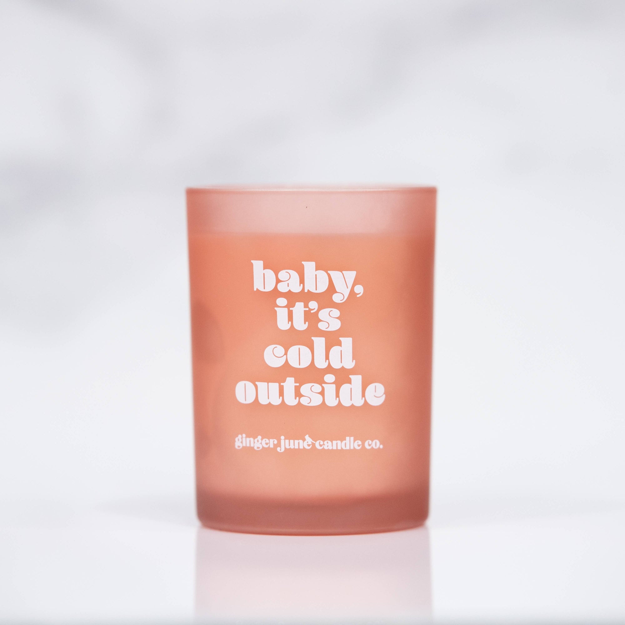 Ginger June Candle Co. BABY IT'S COLD OUTSIDE. • tumbler candle