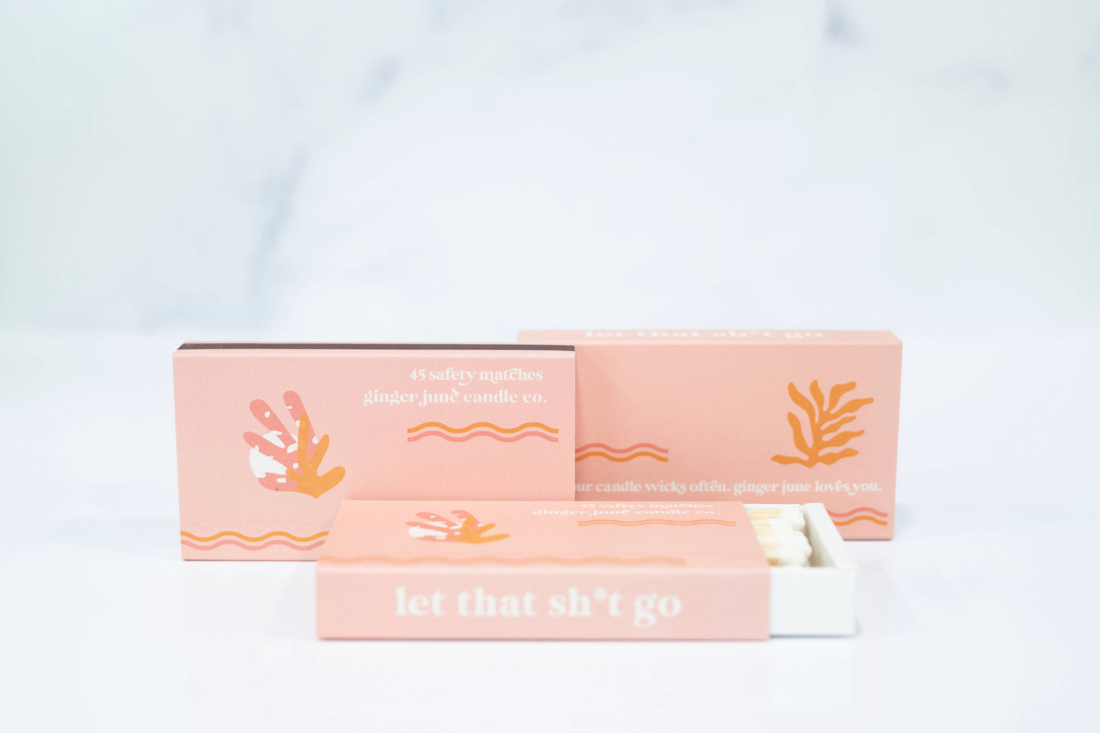 Ginger June Candle Co. LET THAT SH*T GO • matches