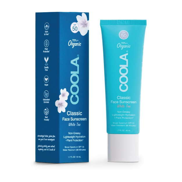 COOLA Classic Face Organic Sunscreen SPF 50 - White Tea