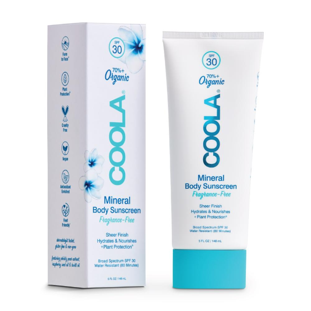 COOLA Mineral Body Organic Sunscreen Lotion SPF 30 - Fragrance Free
