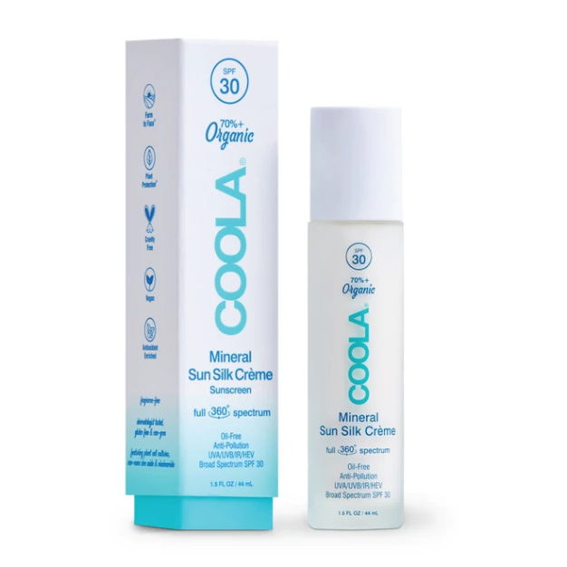 COOLA Full Spectrum 360 Mineral Sun Silk Creme Organic Face Sunscreen SPF 30