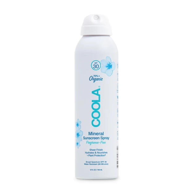 COOLA Mineral Body Organic Sunscreen Spray SPF 30 - Fragrance-Free